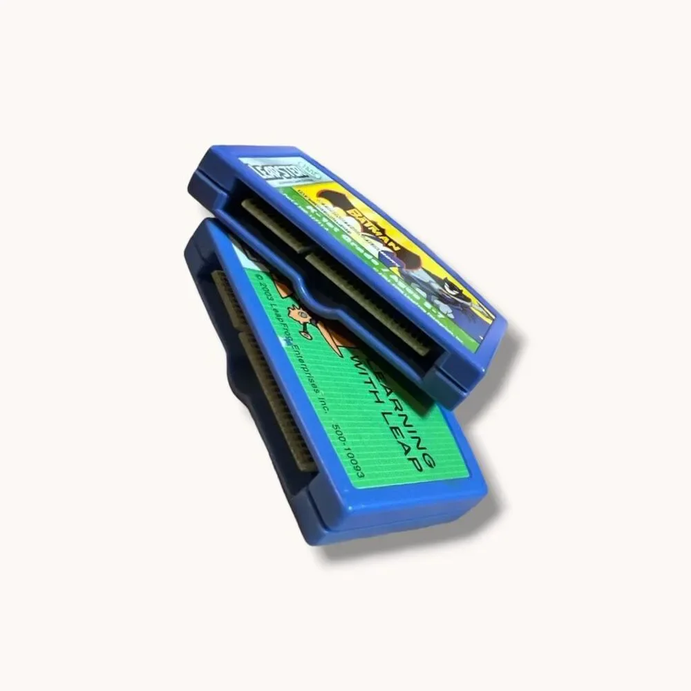 LeapFrog Leapster Learning Game Cartridge Lot of 10 Disney Marvel Label Damage